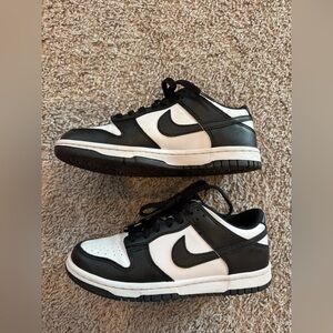 Nike Dunk Low Sneakers, Black/White (Panda), Big Kids Sz 4.5